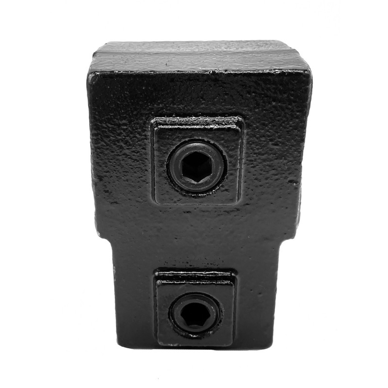 Short Tee - Type 2S-40 - 40 mm (black) Klemp 6080Z02S-40 Square Tubefittings