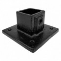 Square base plate - Type 10S-40 - 40 mm (black) Klemp 6080Z10S-40 Tubefittings