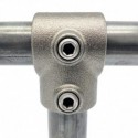 Rohrverbinder T-stück - Typ 2C - 33,7 mm (natural) (Klemp)