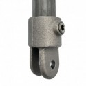 Rohrverbinder Gelenkhalter - Typ 42C - 33,7 mm (natural) (Klemp)