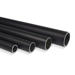 Tubo de Alumínio Preto - 26,9 x 2,5 mm (Klemp)