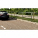 Safety barriers corner for setting in concrete - with crossbar (Klemp)