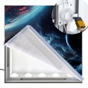 Immagine tessile LED dimensione della cornice 100 mm (Klemp)