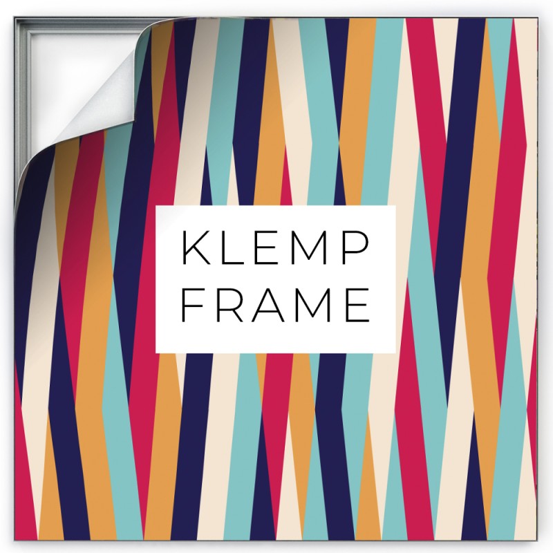 Textile picture frame size 18 mm (Klemp) - Textile painting