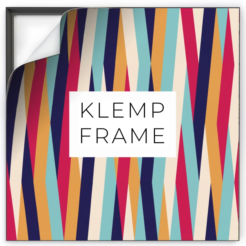 Textile picture frame size 18 mm (Klemp) - Textile painting