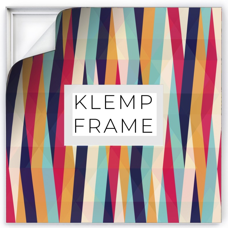 Textile picture frame size 18 mm (Klemp) - Textile painting