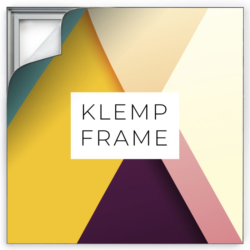 Immagine tessile dimensione della cornice 25 mm (Klemp) - Pittura tessile