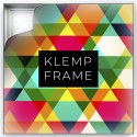 Textile picture LED frame size 50 mm (Klemp)