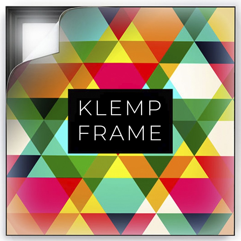 Textile picture LED frame size 50 mm (Klemp) - Textile painting