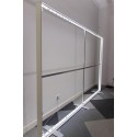 LED reclamewand 100mm (verschillende afmetingen) (Klemp)