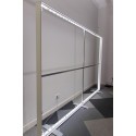 Partition wall LED frame size 100 mm (Klemp)