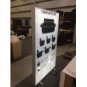 LED reclamewand 100mm (verschillende afmetingen) (Klemp)