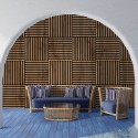 3D panels on felt - Artisan oak (Klemp)