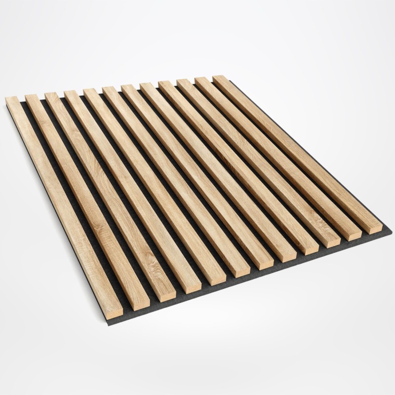 3D panels on felt - Sonoma Oak (Klemp) - 3D panels on felt