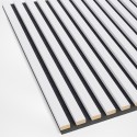 Panele 3D na filcu - Biały mat (Klemp)