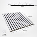 3D panels on felt - White mat (Klemp)