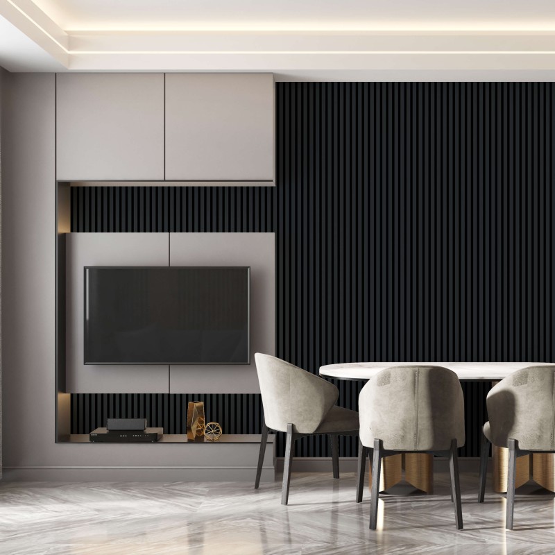 Pannelli 3D su feltro - Rovere artigianale - KLEMP