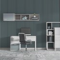 3D panels on felt - Scandinavian Grey (Klemp)