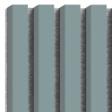 Lamellenleisten aus MDF auf Filz 275 x 30 cm - Skandinavisches Grau (Klemp)