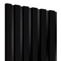 Listones MDF sobre panel 275x30 cm - Estera negra (Klemp)