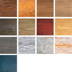 Sample set - Wall panelling imitation - wood wallpaper - All colours (Klemp)