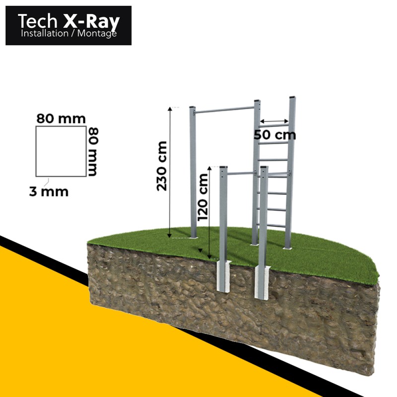 Outdoor Gym - Street Workout Park - Model 5 - KLEMP