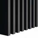 Freestanding MDF Slats 22x90 - Black mat - 10 pieces (Klemp)