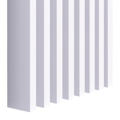 Freestanding MDF Slats 22x70 - White mat - 10 pieces (Klemp)