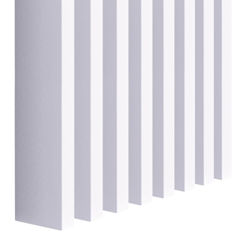 Freestanding MDF Slats 22x70 - White mat - 10 pieces (Klemp) - MDF slats Freestanding
