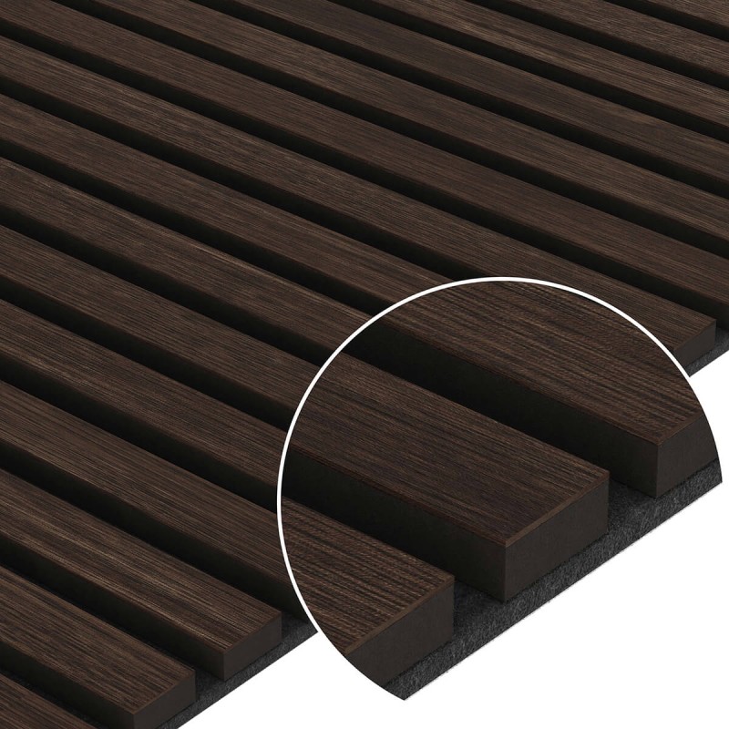 Acoustic panel natural veneer - Chestnut () - Acoustic panels