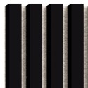 Lattes MDF sur feutre 275x30 cm - Tapis noir (Klemp)