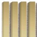 Lattes MDF sur feutre 275x30 cm - Brillance dorée (Klemp)
