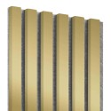 MDF laths on felt 275x30 cm - Gold (Klemp)