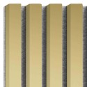 Lattes MDF sur feutre 275x30 cm - Brillance dorée (Klemp)