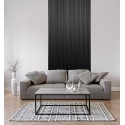 Panneaux muraux haut de gamme ONDA Tapis noir ()
