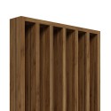 Freistehende Lamellenwand - Nussbaum - 22x70 (Klemp)