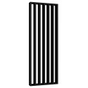 Free standing slat wall - Black mat - 22x70 (Klemp)