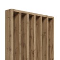 Free standing slat wall - Natural oak - 22x70 (Klemp)