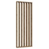 Free standing slat wall - Natural oak - 22x90