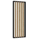 Free standing slat wall - Wotan oak - 22x70 (Klemp)