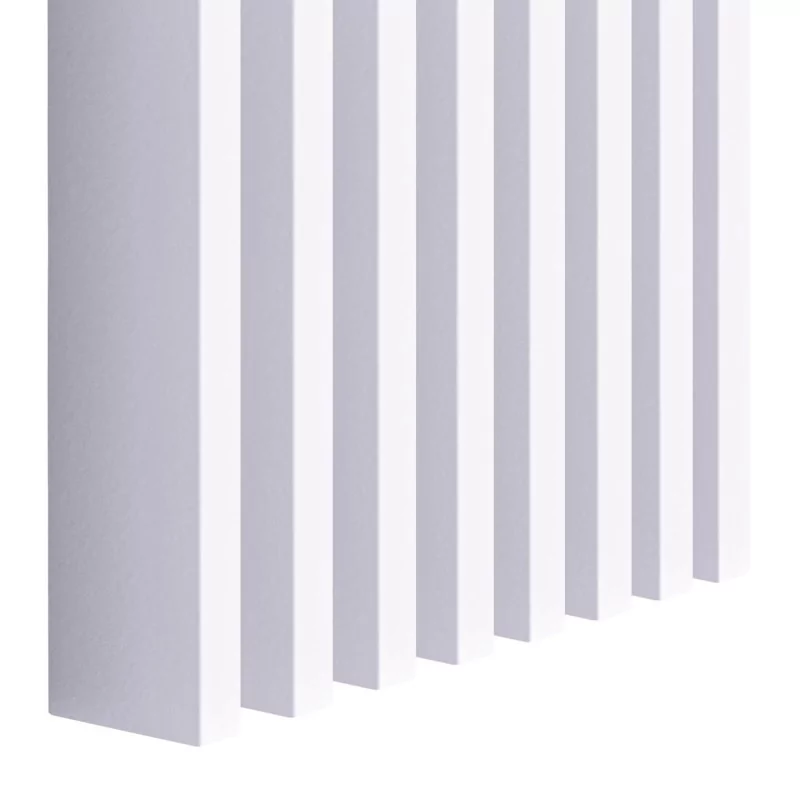 Freestanding MDF Slats 22x90 - White mat - 10 pieces (Klemp) - MDF slats Freestanding