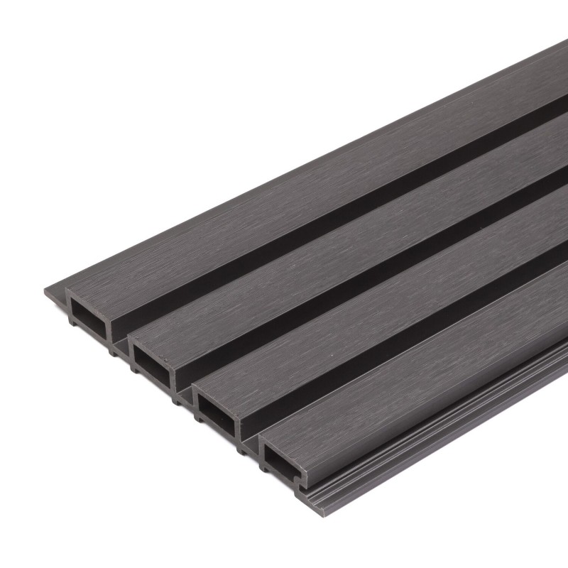 Premium Lamella Cladding Board - 219x26 mm - Graphite () - Composite facade panels