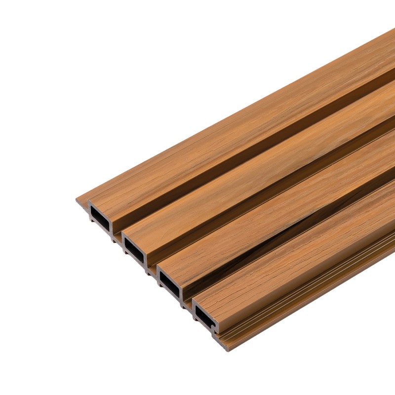 Premium Lamella Cladding Board - 219x26 mm - 3D-Amber () - Composite facade panels