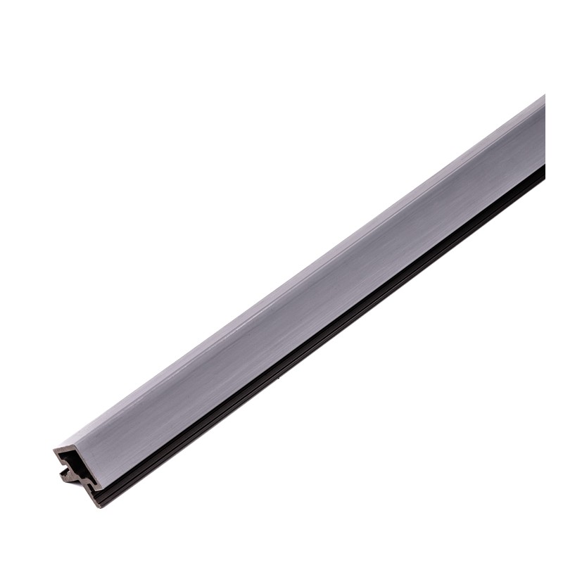 Listello composito angolare a lamelle premium - 2,9 m di lunghezza Grigio () - Pannelli compositi per facciate