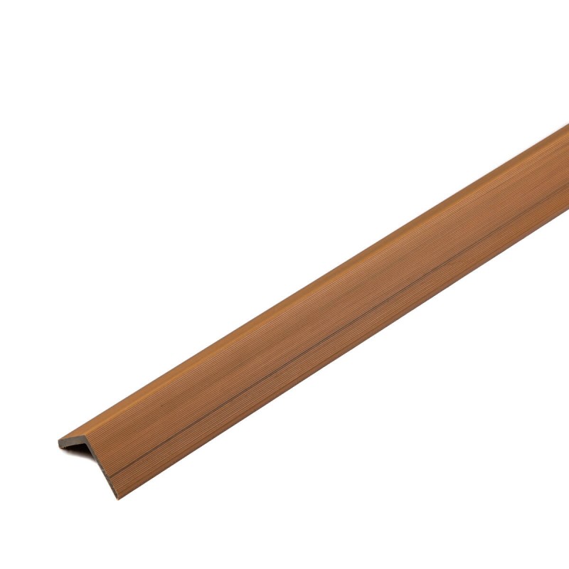 Premium hoekstrip - 50x50 mm lengte 2,9m - 3D Amber () - Composiet gevelplanken
