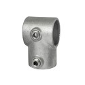 Short Tee Typ 2C, 33,7 mm , Galvanized (Klemp)