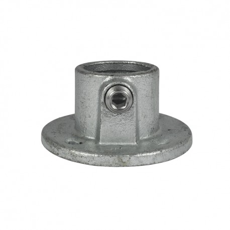 Flangia, rotonda Typ 10C, 33,7 mm , Zincato (Klemp) Flangia, rotonda Typ 10C, 33,7 mm , Zincato (Klemp)
