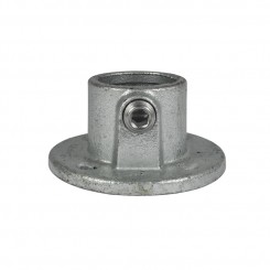 Ronde voetplaat Typ 10B, 26,9 mm, Thermisch verzinkt (Klemp)