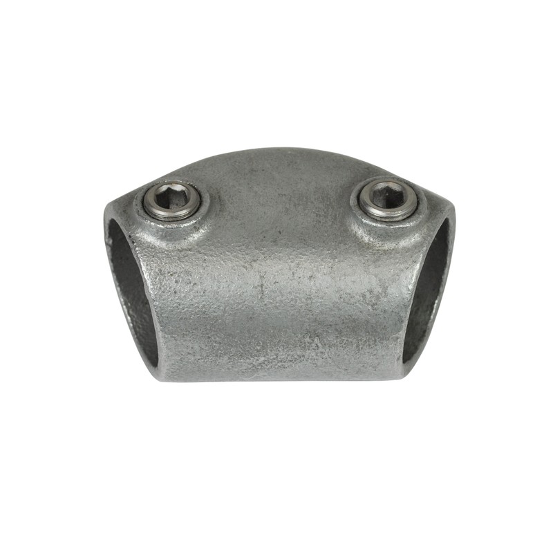 Galv. Coude Variable 15° - 60° Typ 124C, 33,7 mm , Galvanisé (Klemp) - Colliers de serrage ronds