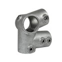 Accesorios de aleros galv. 27½° Typ 85D, 42,4 mm, Galvanizado (Klemp)